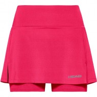 Женская юбка Head Club Basic Skort (Magenta) для большого тенниса